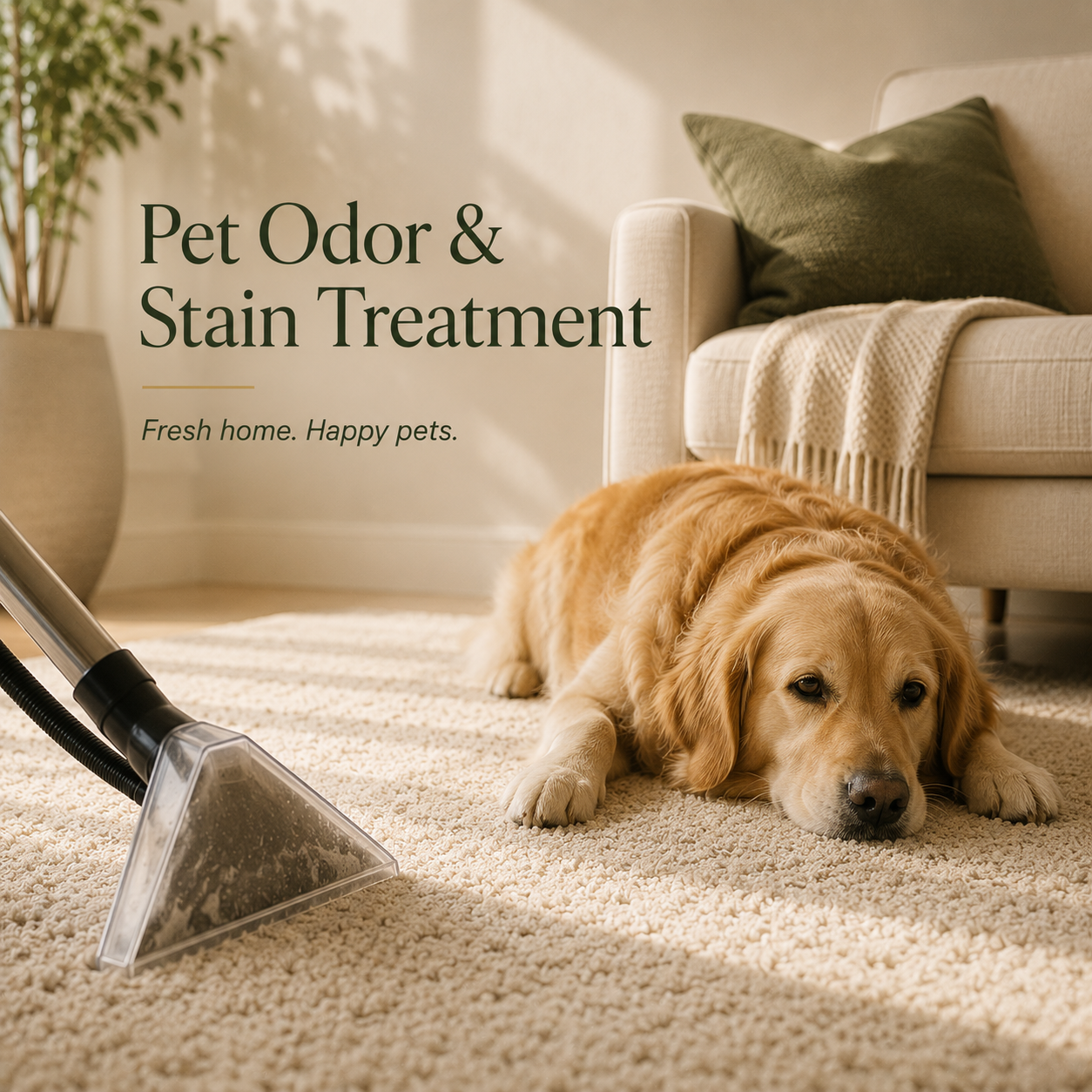 Pet odor and stain treatment